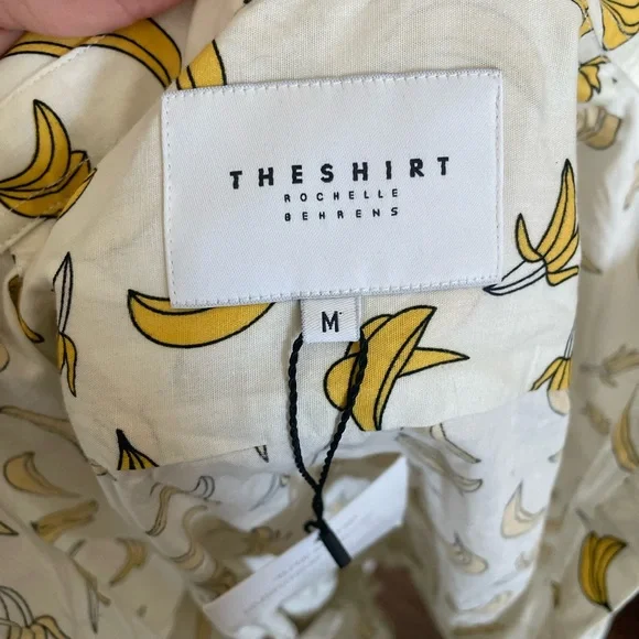 NWT The Shirt Rachel Behrens Banana Button Down - Picture 6 of 6